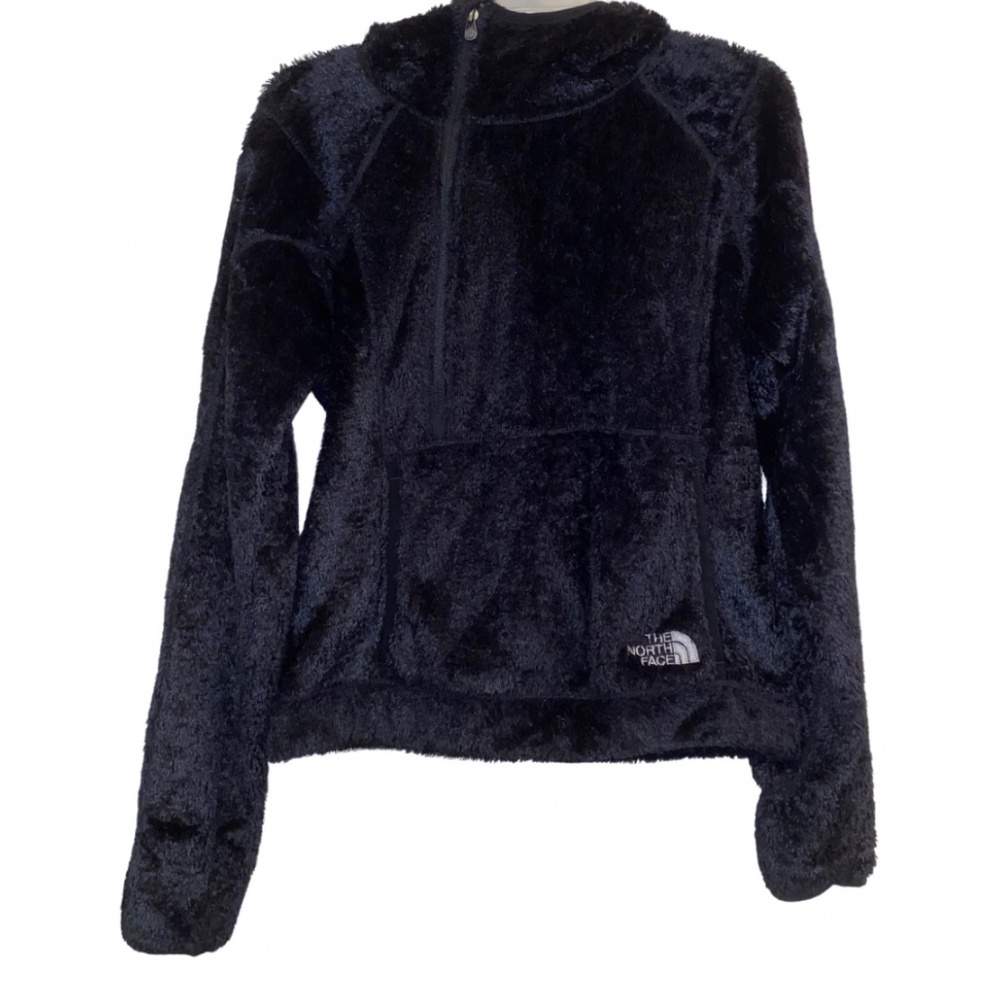 The North Face Medium Style #AC6V Season #F06 Black Polyester Fuzzy Furry Jacket